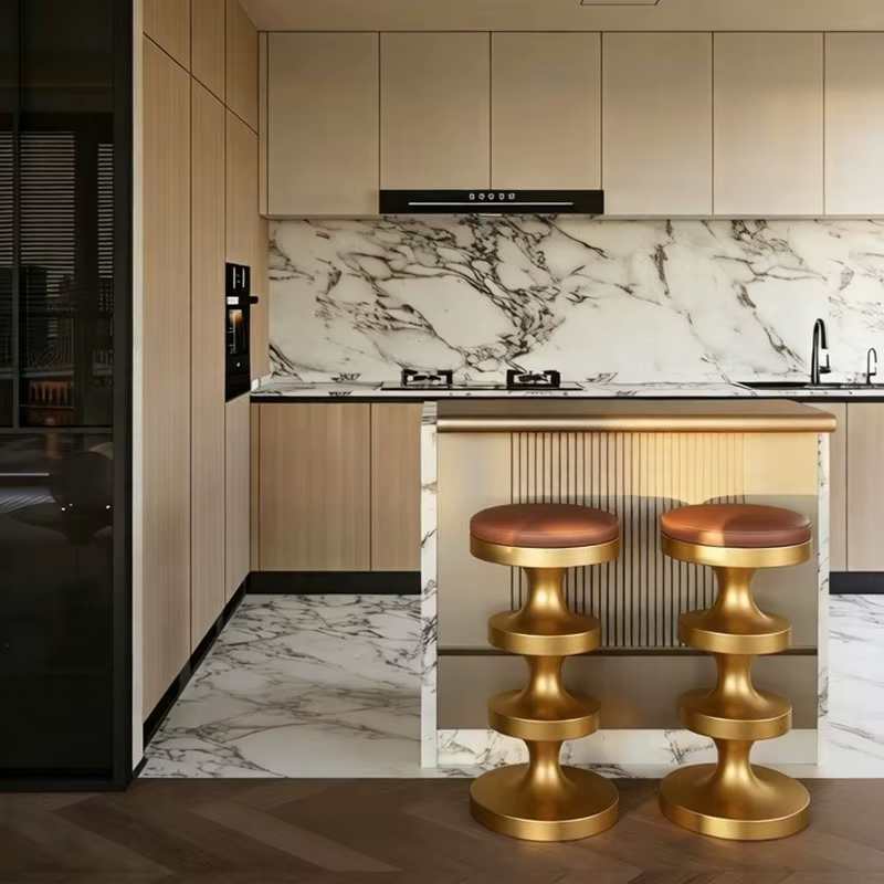 Chaises de bar modernes en bois