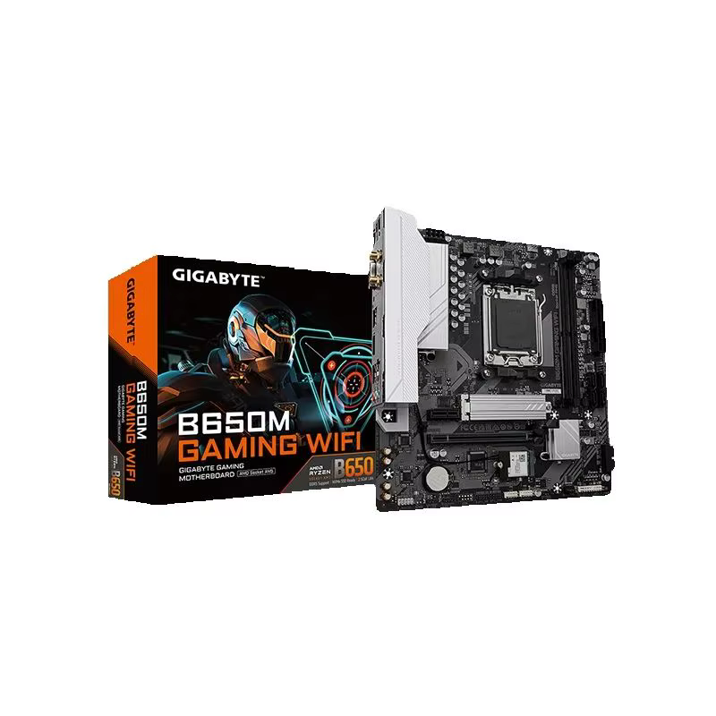 GIGABYTE B650M GAMING WIFI Support pour DDR5 6400 M.2 2.5GbE LAN 5 + 2 + 2 Phases numérique VRM B650 Ryzen ™ Prise AMD