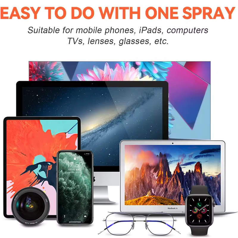 Nettoyeur d'écran en microcarence 2 en 1