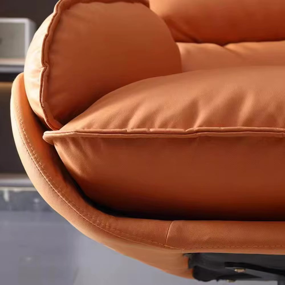 Fauteuil pivotant moderne et élégant avec coussin