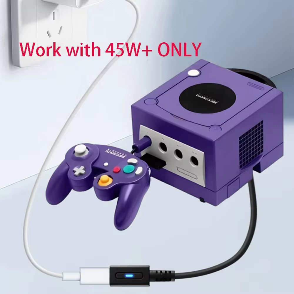 Câble de charge PD 45W de type C adapté à la console NGC