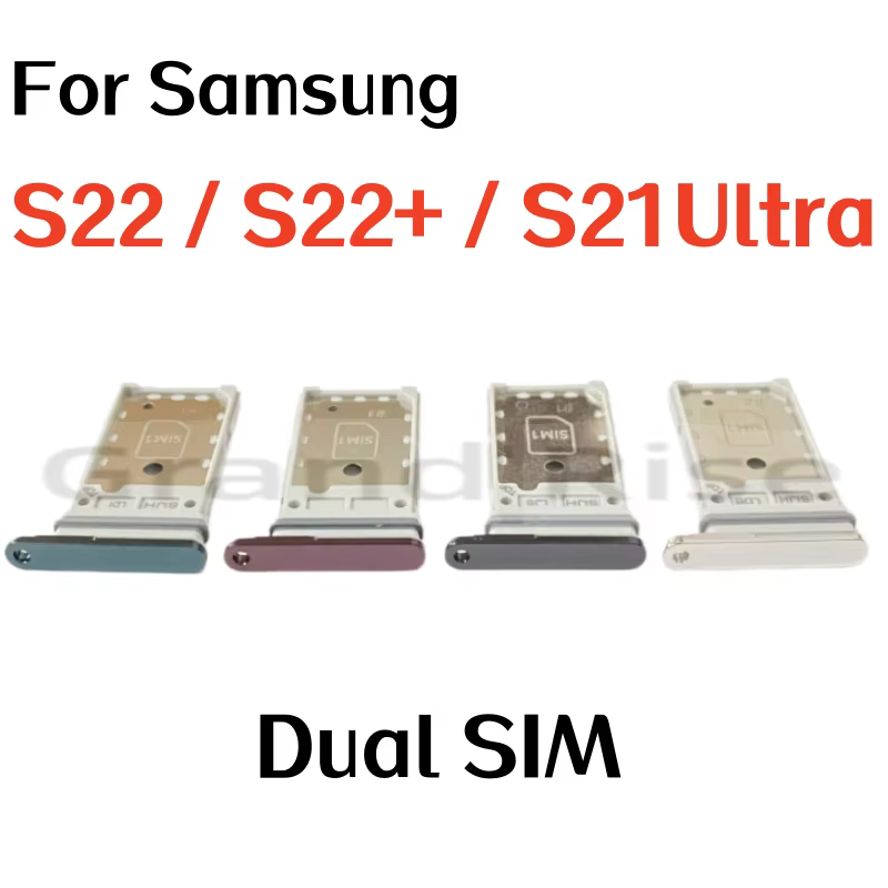 Support de carte SIM simple ou double pour Samsung Galaxy S22 Plus S22+ S22 Ultra S22U, pièce de rechange