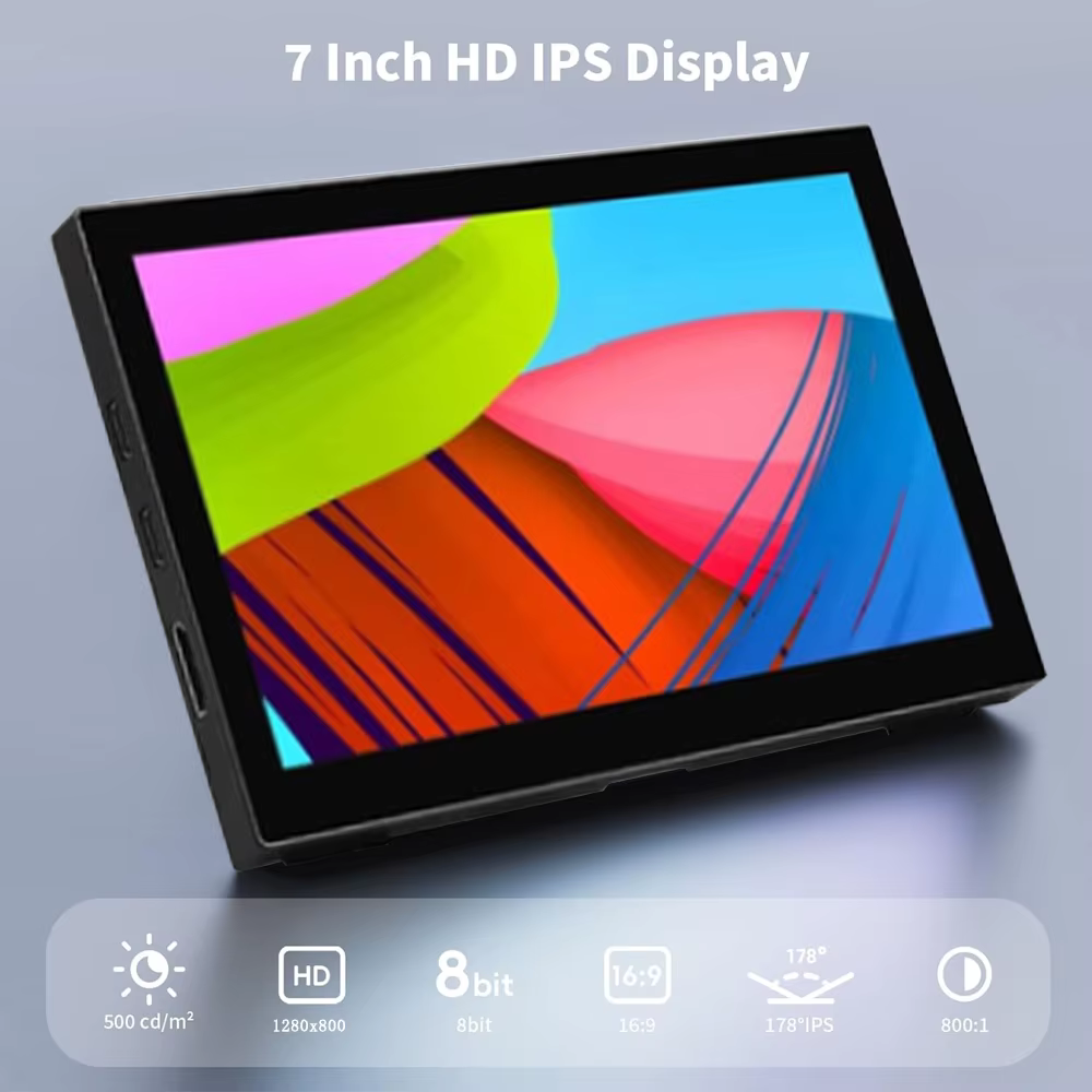 Petit moniteur tactile 7 pouces