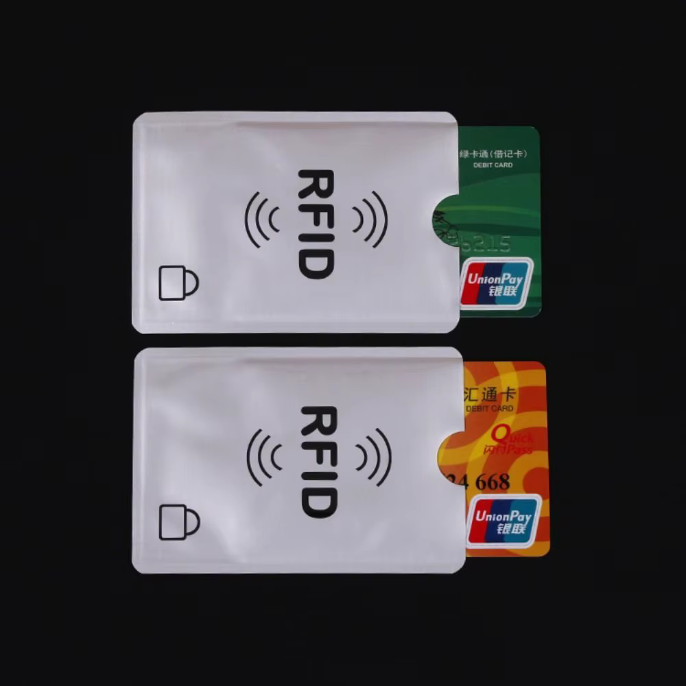 Porte-carte RFID antivol, 5 pièces, verrouillage de lecteur en aluminium coloré, housse de protection, manchons de protection pour passeport de sécurité