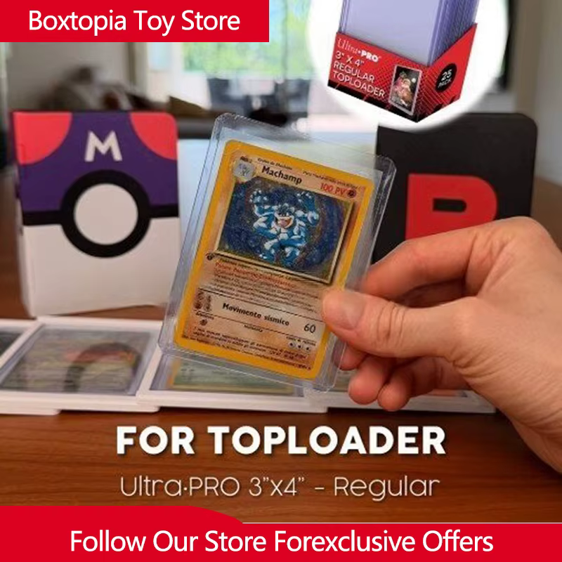 Nouvel album pour cartes à collectionner, boîte de rangement pour cartes Pokémon, étui de transport rigide et durable, pour collectionneurs de cartes d'anime, en stock