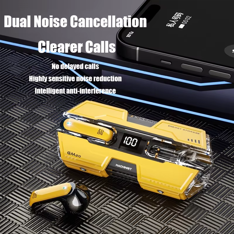 TWS sans fil Bluetooth 5.3 GM20 casque de jeu double Mode haute gamme HiFi stéréo Audio