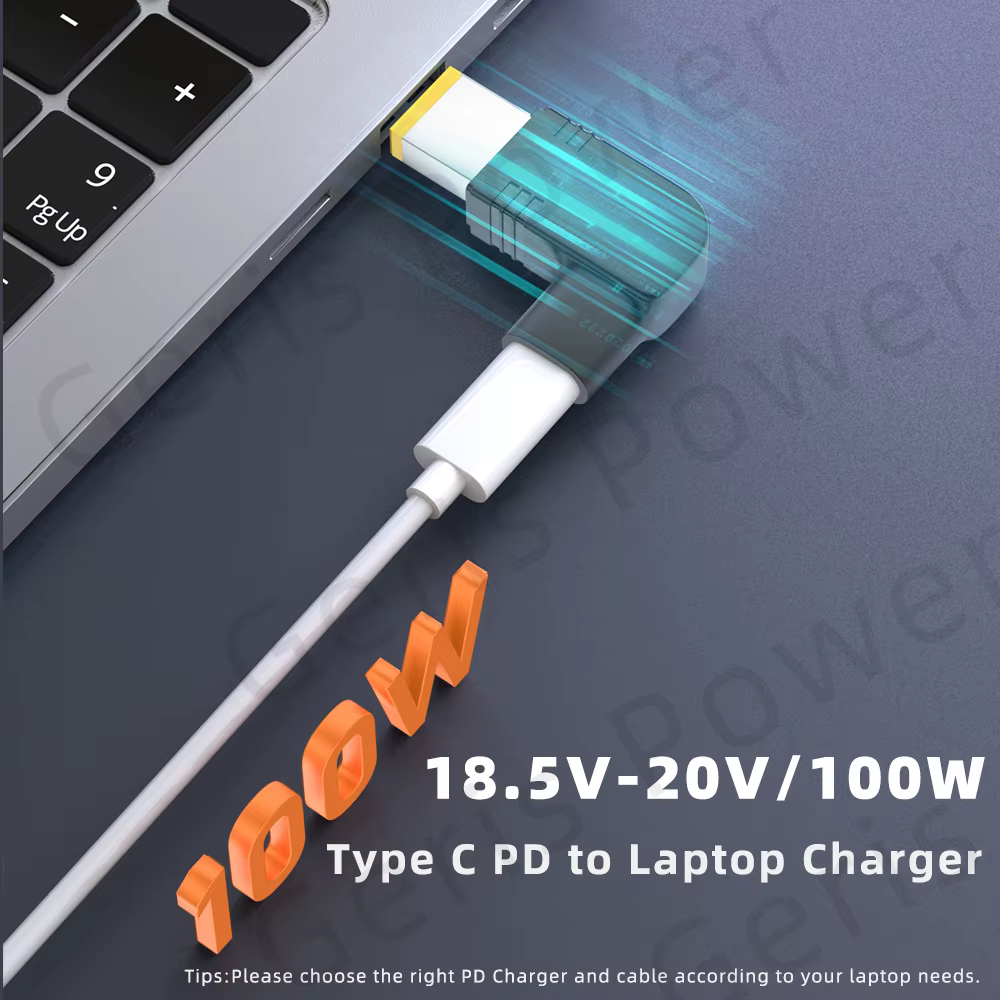  P P P P Convertisseur de chargeur universel D 100W Type C vers pour ordinateur portable