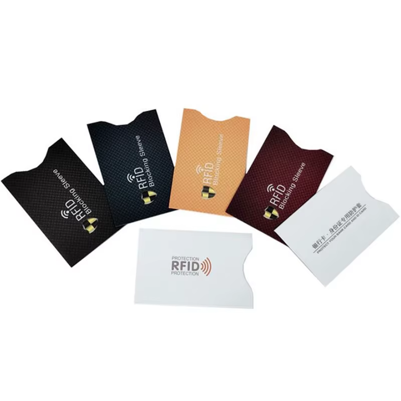 5 pièces mode Anti-vol pour RFID protecteur de carte de crédit blocage porte-carte manchon coque peau couvre Protection étui pour carte bancaire