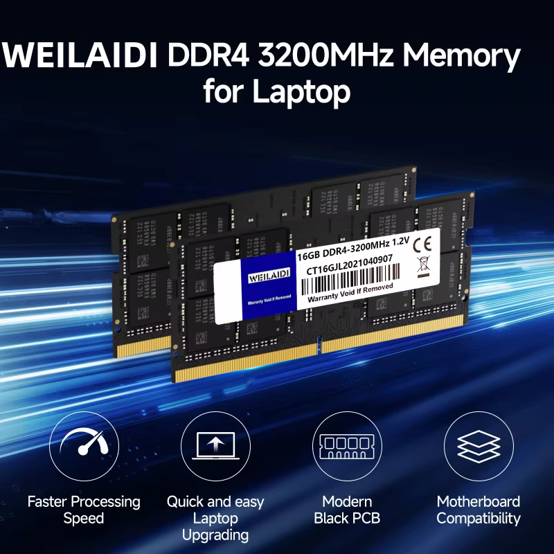 Mémoire RAM DDR4 4 Go 8 Go 16 Go 32 Go 2400 2666 MHz 3200 pour ordinateur portable