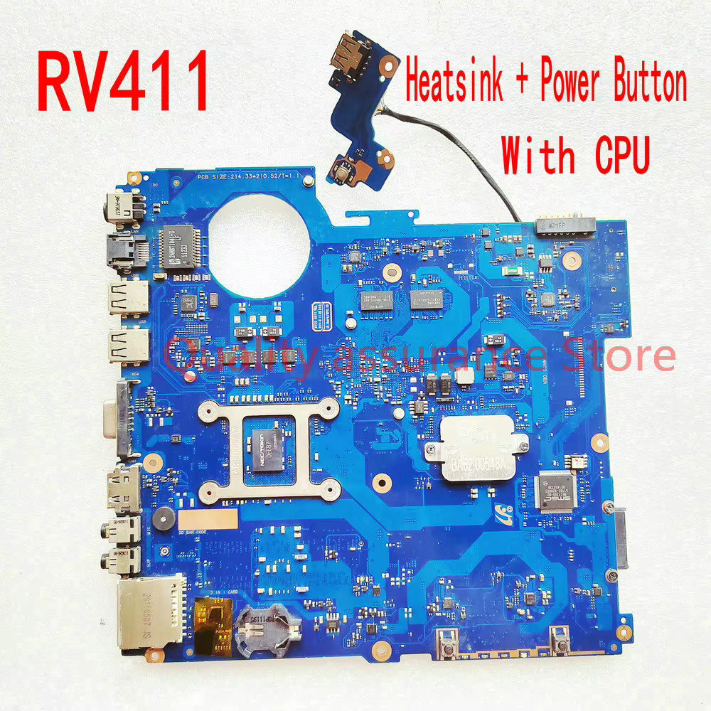 Carte mère pour ordinateur portable Samsung NP-RV411 RV411