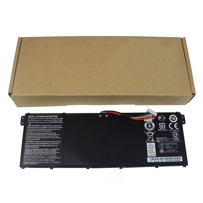 Batterie d'ordinateur portable AC14B8K 15.2V 3220mAh pour Acer Aspire 5 AN515-51 AN515-52 AN515-53 V3-371 V3-111 ES1-111 ES1-512 R3-131T R5-471T