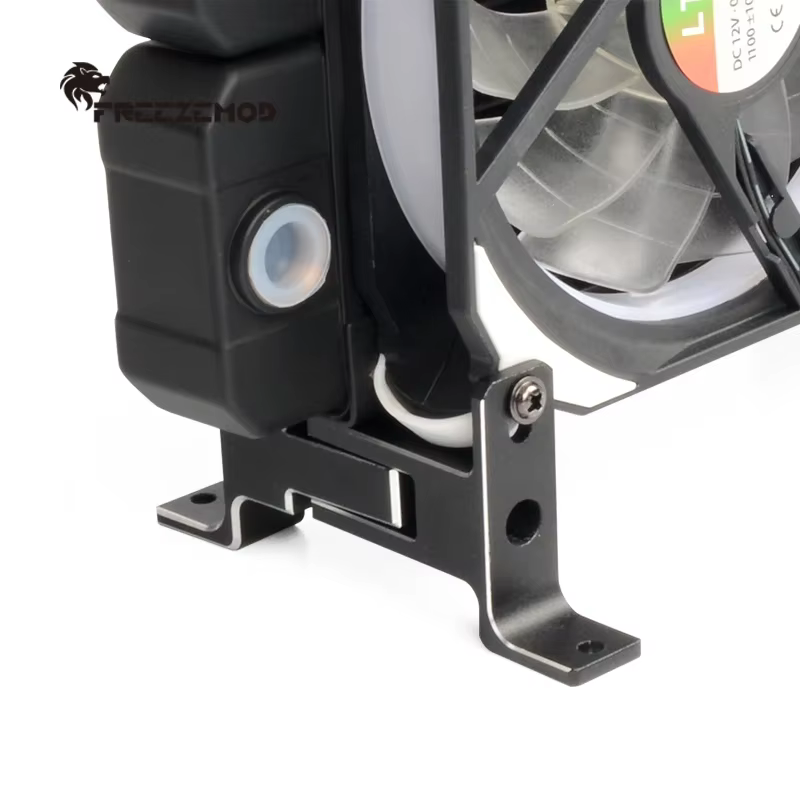 Refroidisseur externe EZEMOD, support de refroidisseur externe, refroidissement par eau, support de support, traitement CNC T1