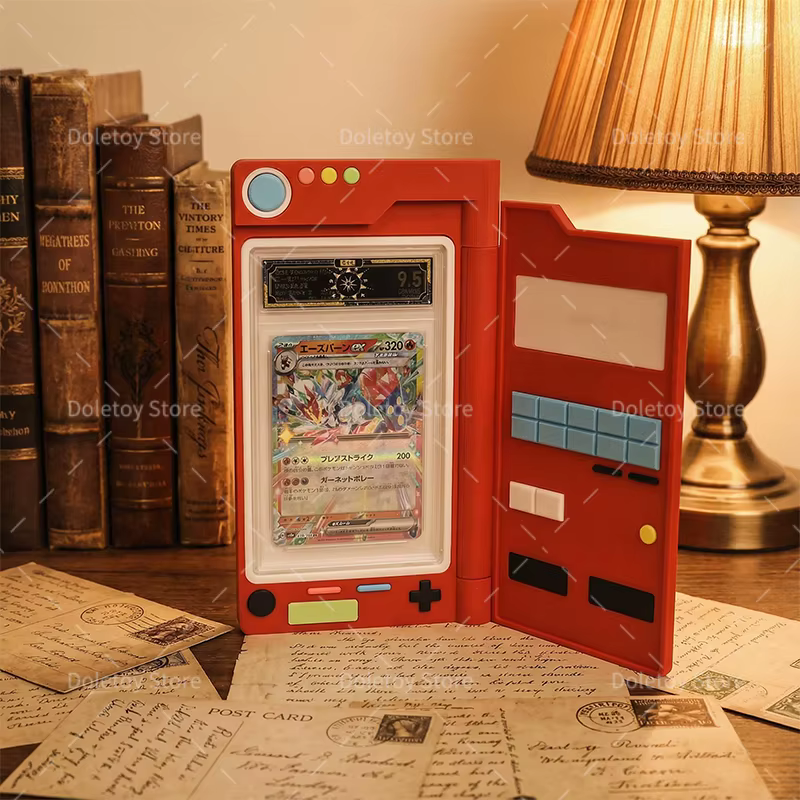 Porte-cartes de jeu imprimés en 3D, porte-cartes de personnage Pokémon, étuis pour cartes de collection TCG, jeux de société, cadeaux