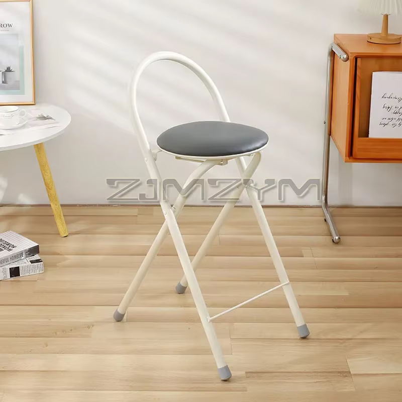 Repose-pieds haut de bar pliable, chaise de comptoir de café moderne, tabouret à dossier périphérique pour cuisine, jardin intérieur, 73 restaurant