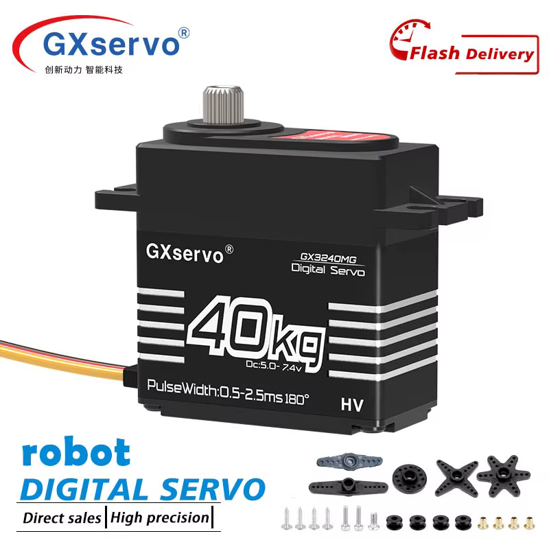GXservo – servomoteur numérique à engrenages métalliques