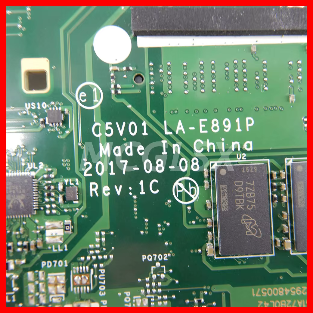 Carte mère LA-E891P pour ordinateur portable Acer Aspire A315-53 A315-53G A515-51 A515-51G