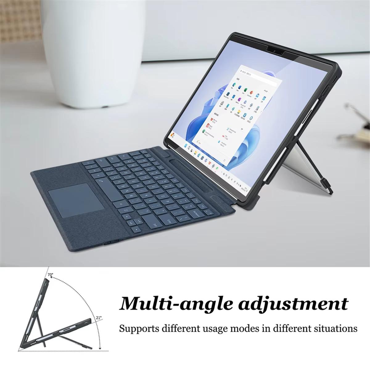 Housse pour ordinateur portable 13 pouces pour Microsoft Surface Pro 11 10 9 8