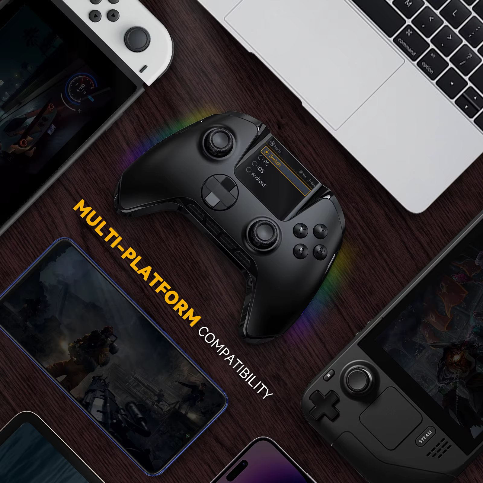 Contrôleur de jeu sans fil Mamba One V2 pour iOS/Android/Switch/PC