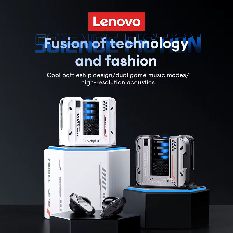 Lenovo – écouteurs de jeu sans fil LP49