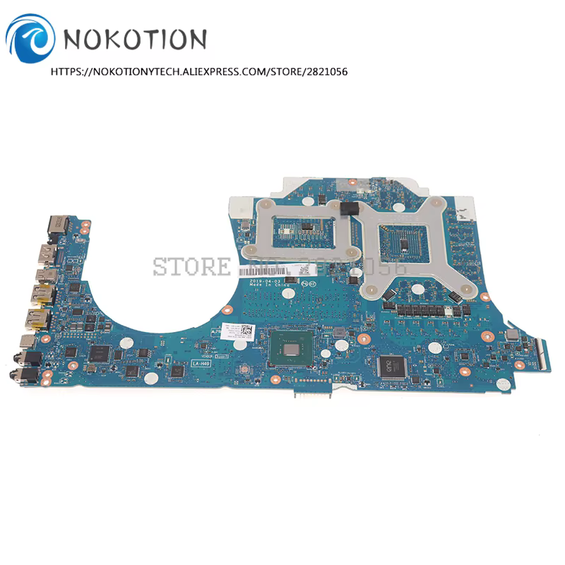 L59777-601 L59777-001 FPC72 LA-H492P pour carte mère d'ordinateur portable HP OMEN 17-CB0040NR 17-CB i7-9750H RTX2080 8G