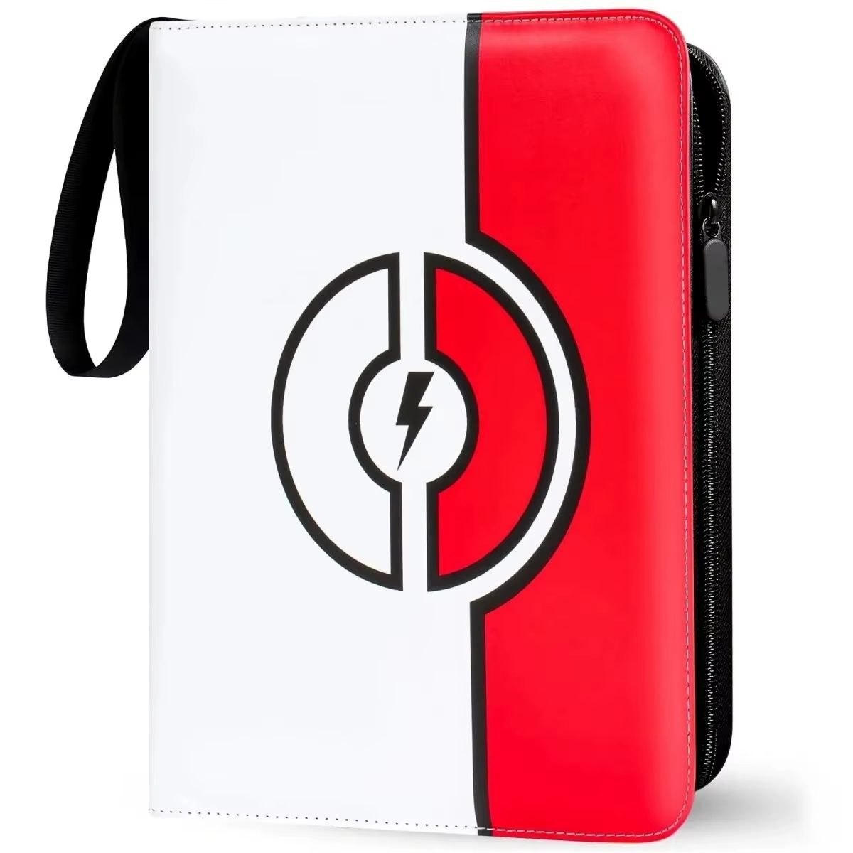 Classeur de cartes Pokémon avec fermeture éclair, album de grande capacité, livre de rangement PTCG, organisateur de cartes à collectionner à feuilles mobiles, cadeau pour les fans de Pikachu