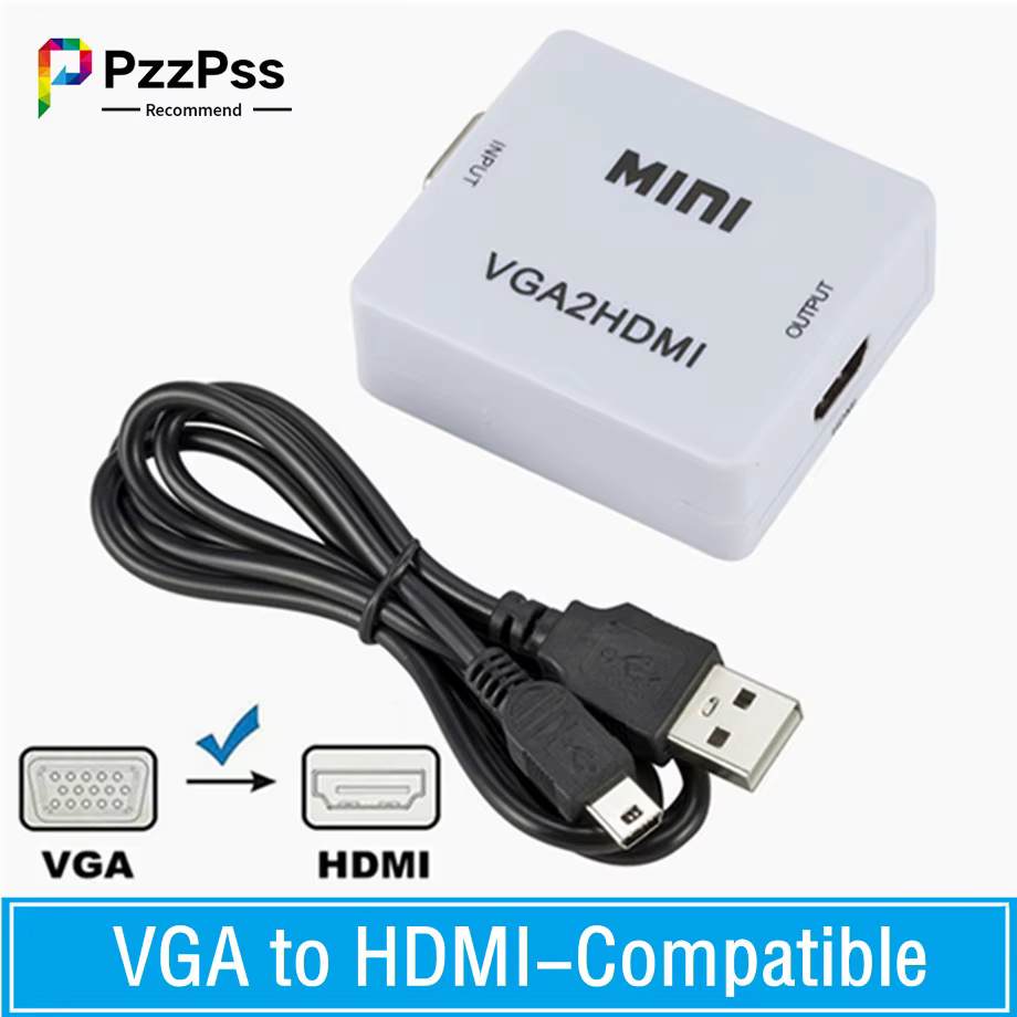 Synchronization-Convertisseur vidéo portable compatible Mini VGA vers HDMI
