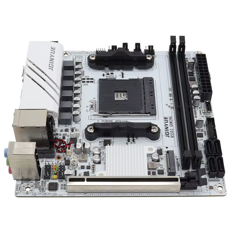 Jingyue B550i GAMING Mini ITX carte mère DDR4 prise en charge de la mémoire AM4 Ryzen 5600GT/5600/5700X PCIe 4.0 double M.2 WiFi 6 PC de jeu