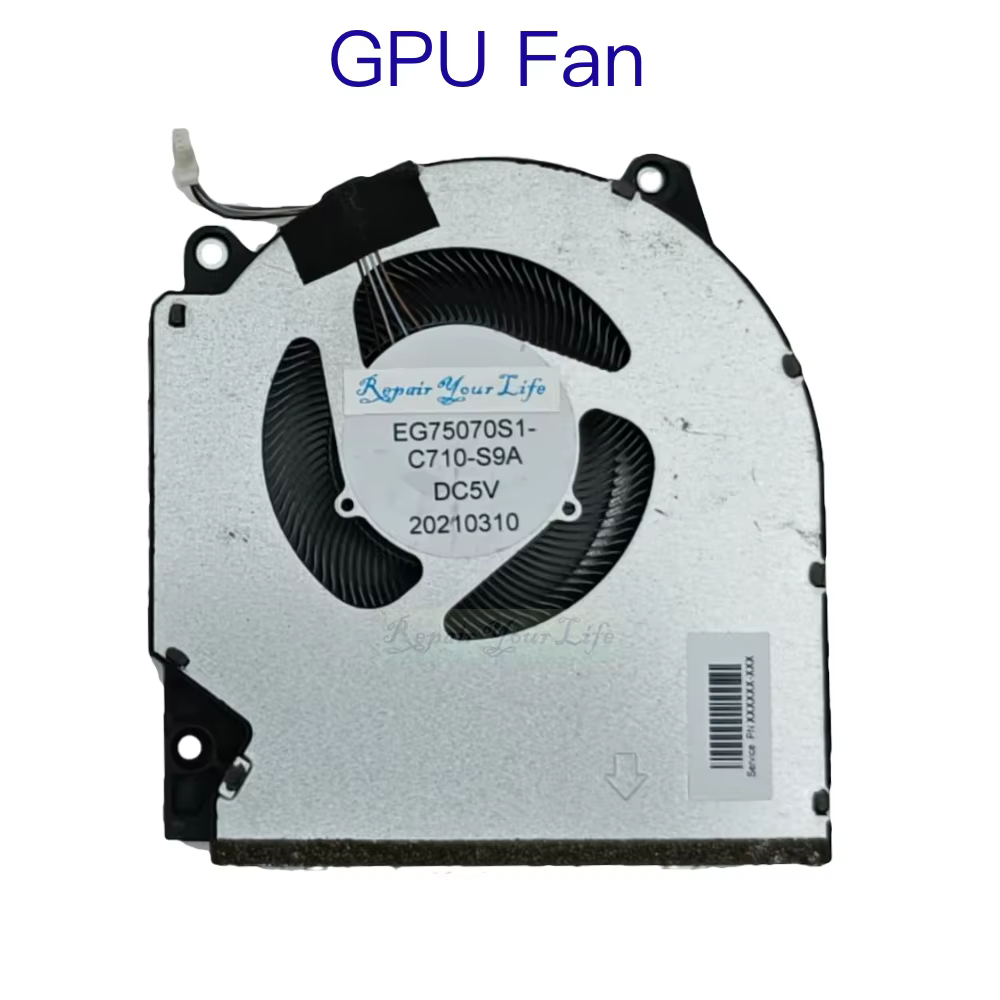 Ventilateur de refroidissement pour ordinateur portable HP VICTUS 16-D 16-d0185 16-E 16-e0011ns TPN-Q263 TPN-Q264