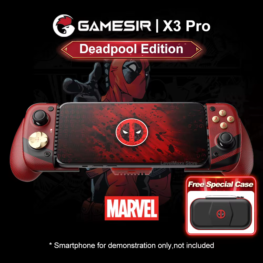 X3 Pro Deadpool Edition contrôleur de jeu Mobile 100% Original avec puissance de refroidissement 12W pour IPhone 16 15