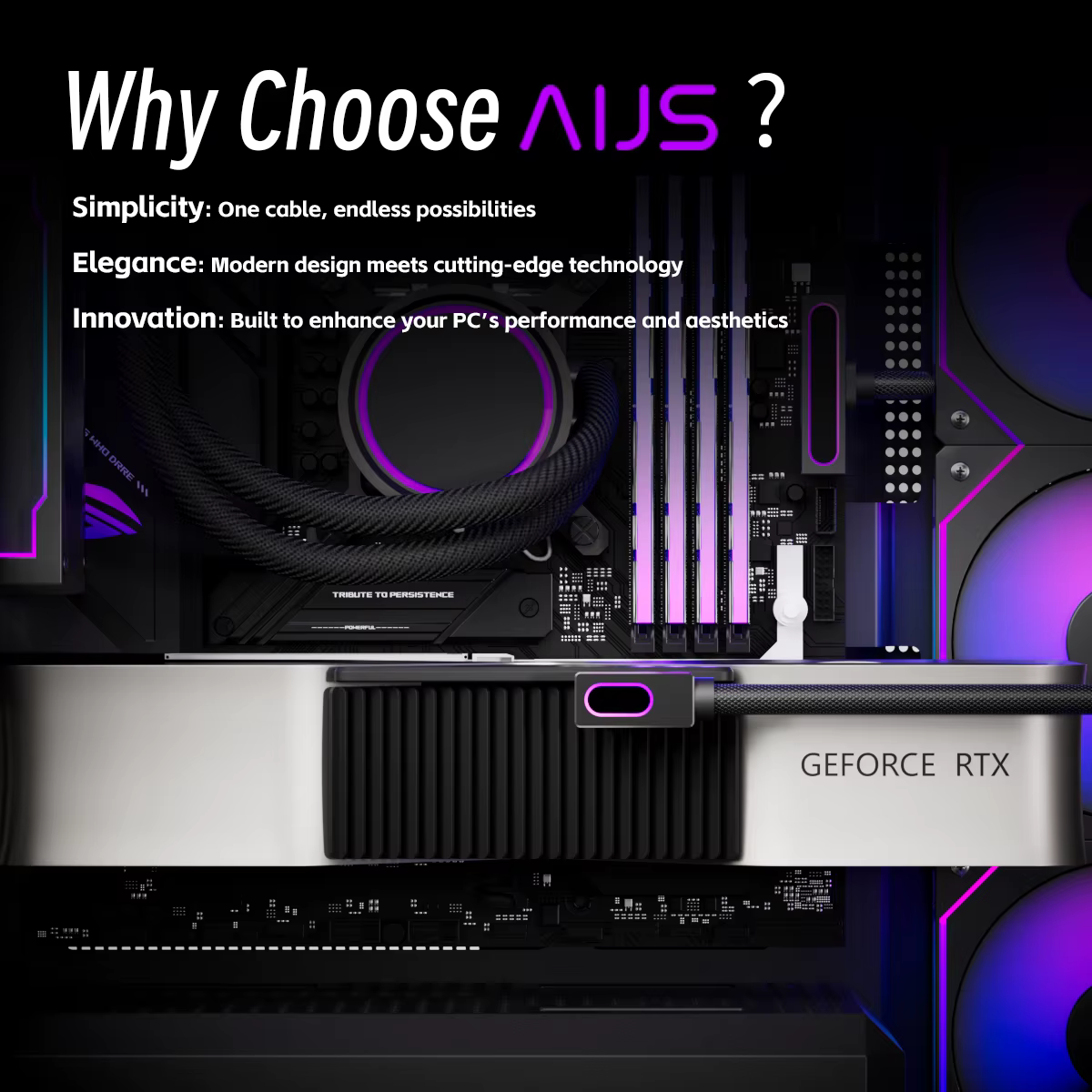Câble modulaire AIJS GPU16PIN