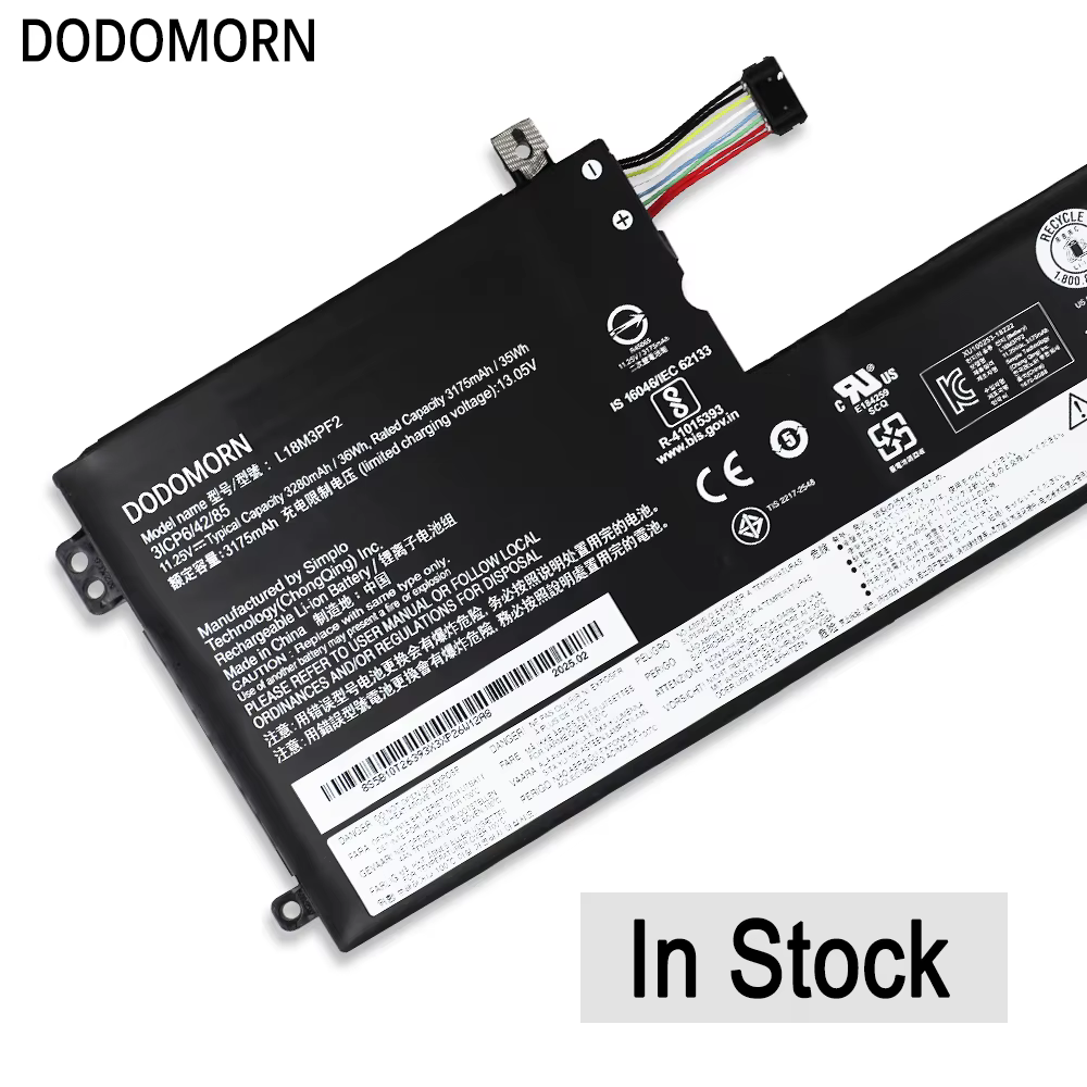 Nouvelle batterie d'ordinateur portable L18M3PF2 L18C3PF2 pour Lenovo urgence apad L340 L340-15 L340-15API L340-15IWL L340-17 L340-17API V155-15API série