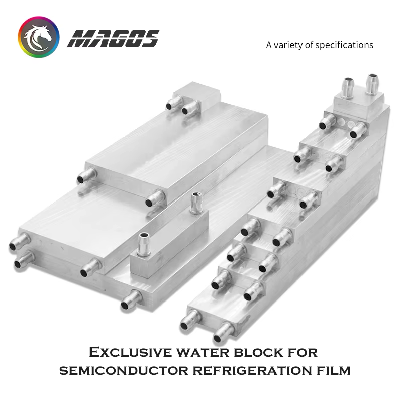Radiateur de refroidissement à eau en aluminium pour processeur