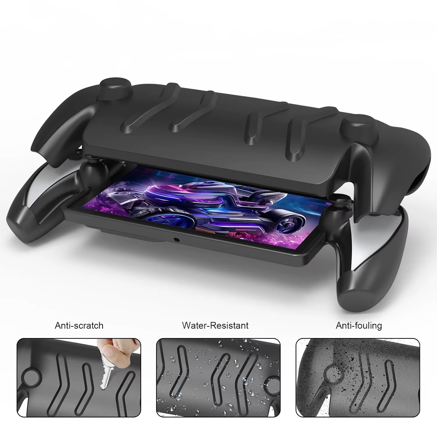 Étui de protection en TPU pour console portable PS5 + coque détachable