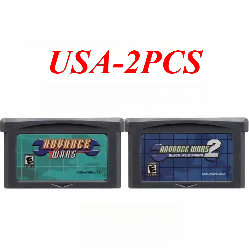 Cartouche de jeu vidéo USA/EUR Advance Wars GBA 32 bits pour console GBA
