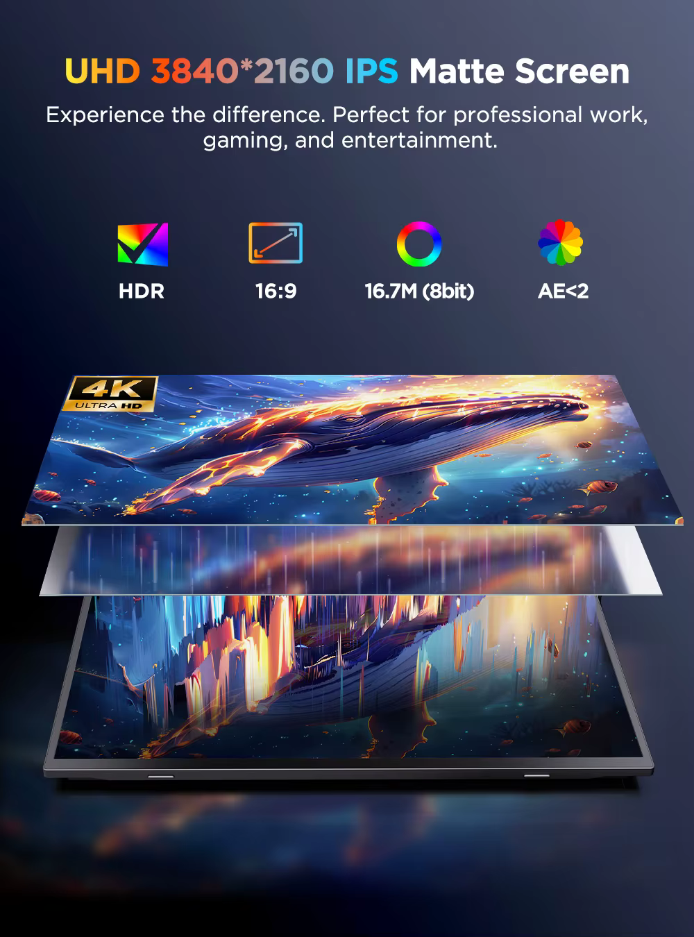 Moniteur portable tactile 4K UPERFECT 15