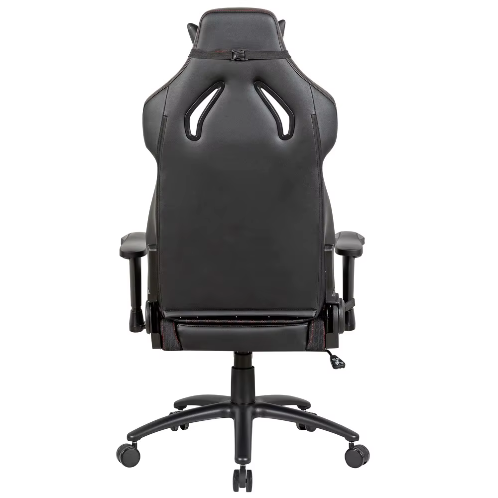 Chaises de bureau pivotantes confortables et réglables avec revêtement en PUC et cuir velours