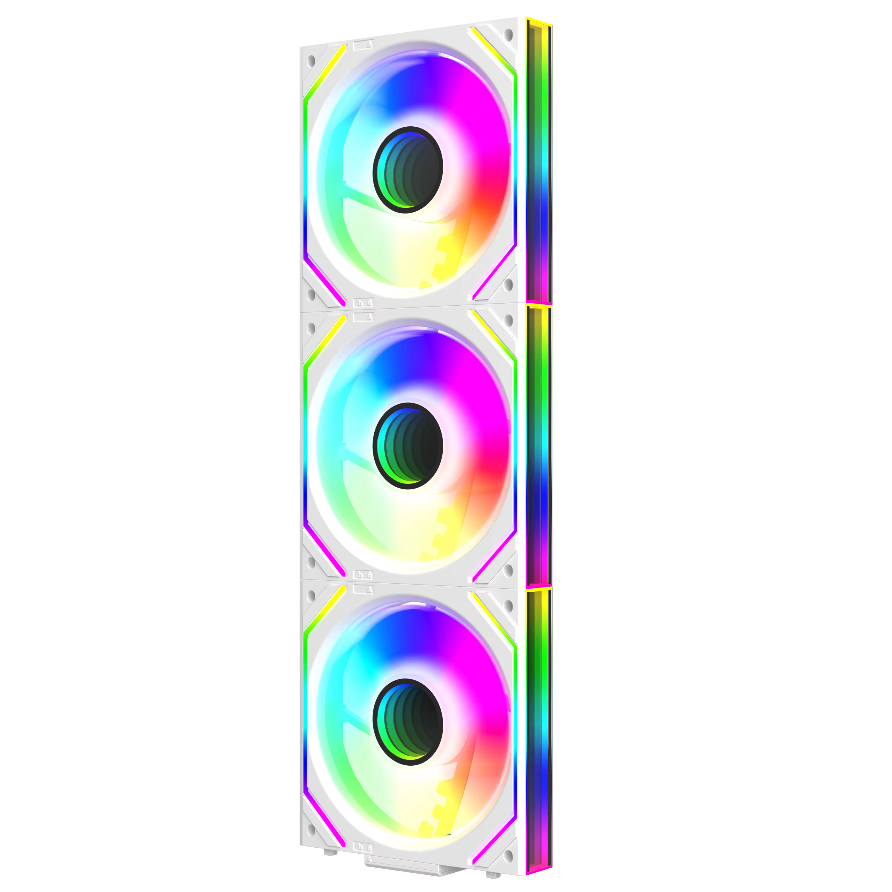 PALES LUMINEUSES MULTICOLORES: Ventilateur Jungle Leopard V2 120mm - Miroir Infini