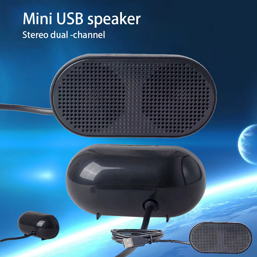Mini haut-parleur filaire pour ordinateur Portable d'hôtel