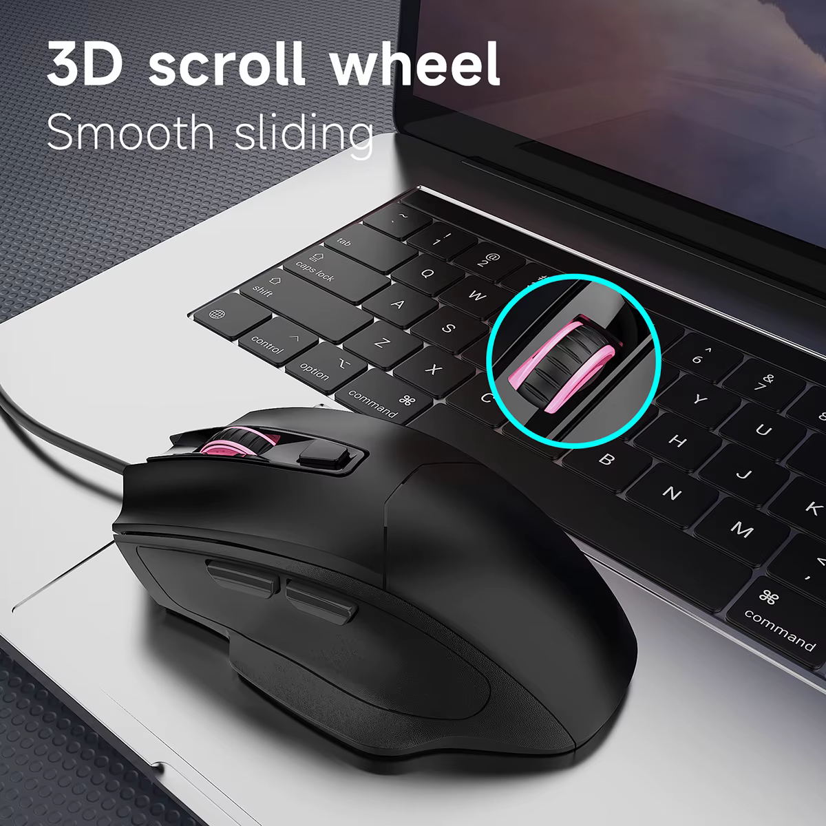 AJAZZ NJ05 Souris de jeu filaire ergonomique