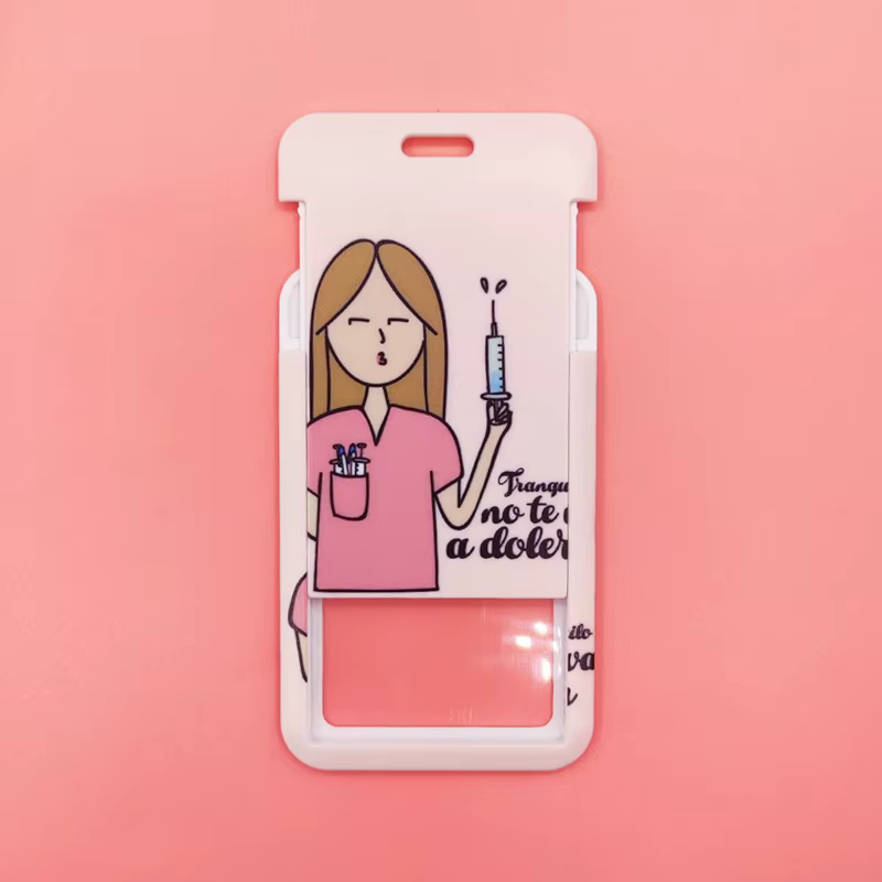 Porte-cartes d'infirmière, sangle de cou, étui pour carte de crédit, identification de médecin, porte-Badge, corde de téléphone, accessoires d'identifiants d'hôpital, cadeau