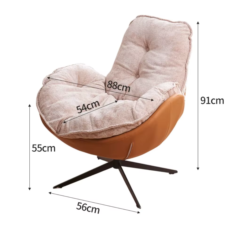 Chaises pivotantes modernes de jeu confortables avec coussins