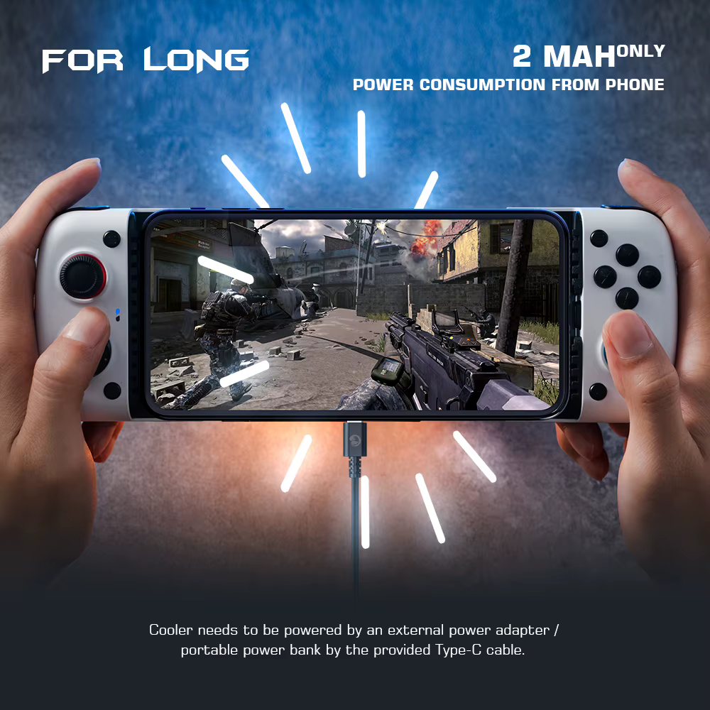Manette de jeu pour téléphone portable GameSir X3 avec ventilateur de refroidissement pour Cloud Gaming Xbox Game Pass