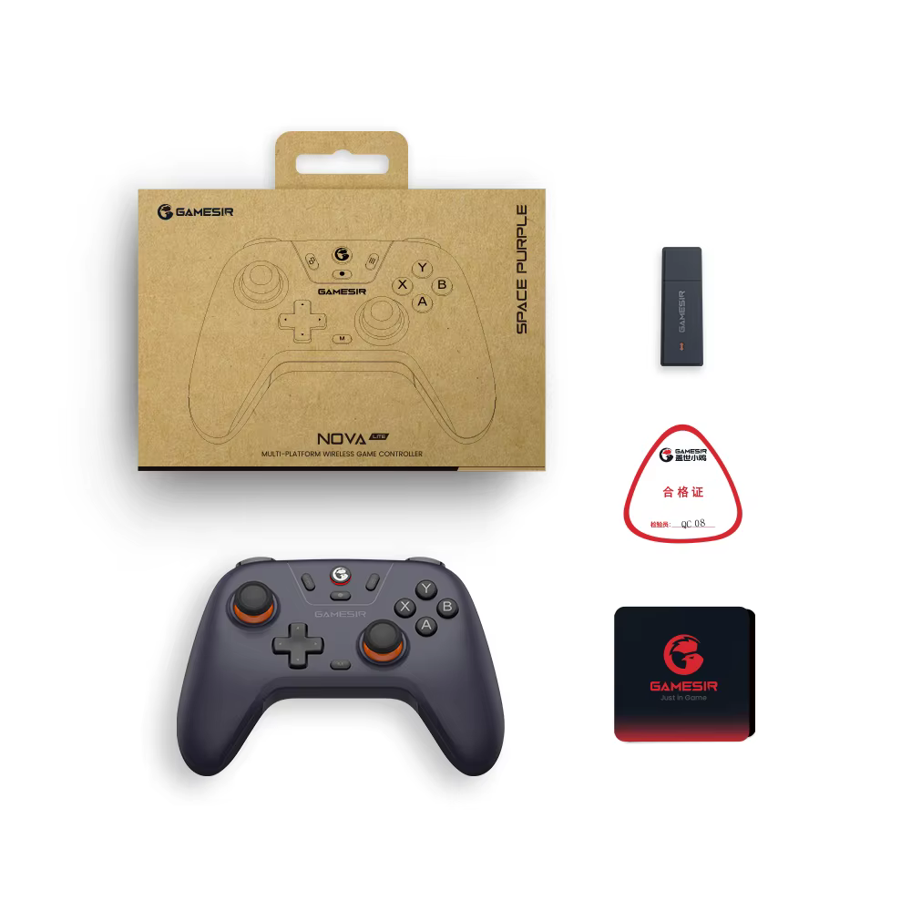 Manette de jeu GameSir Nova Lite Switch à effet Hall pour Nintendo