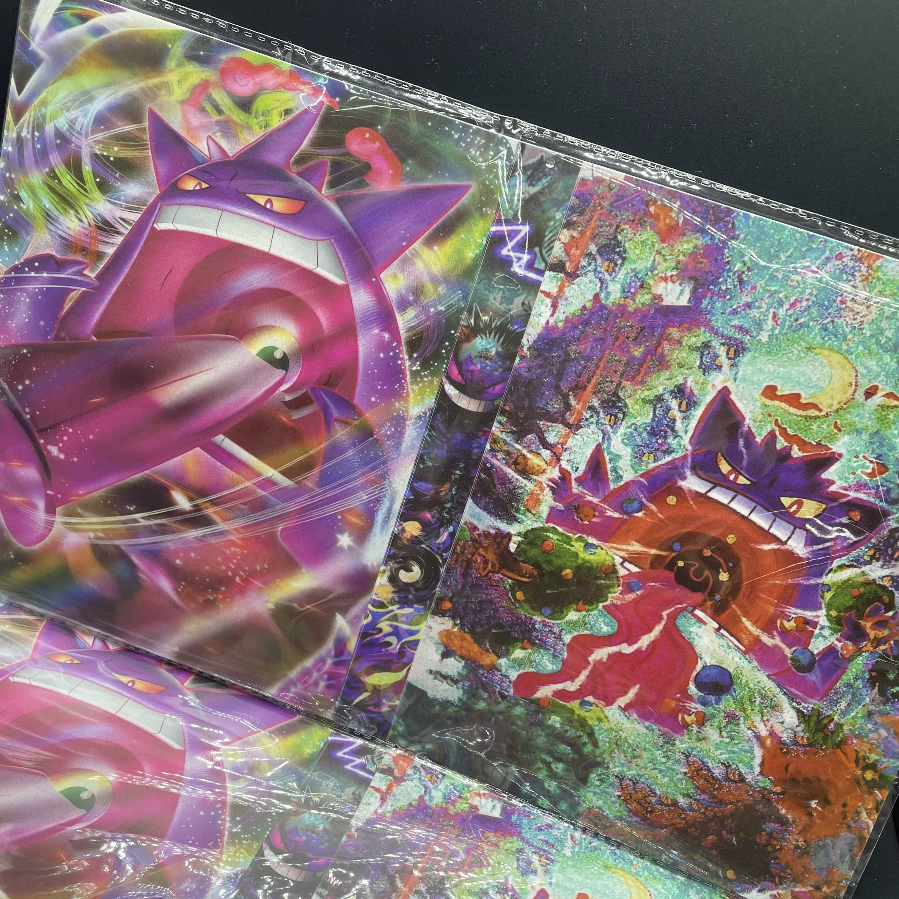 PTCG Gengar Ex Album de cartes à collectionner 4 compartiments peuvent contenir 240