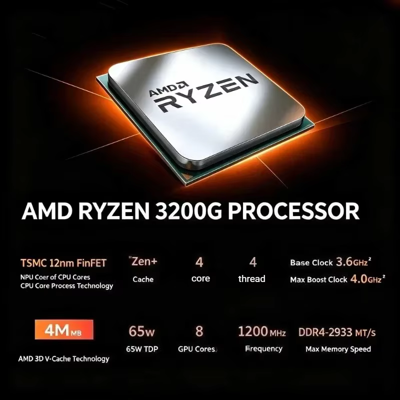 Volant AMD Gaming CPU Ryzen 3 3200G R3