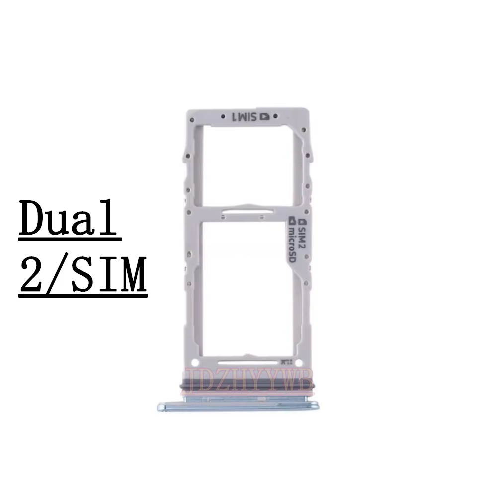 Support de lecteur de carte Sim, double support de plateau à puce unique, adaptateur de fente pour Samsung Galaxy S20 Ultra S20 + 5G G988 G986 G985 G981 G980