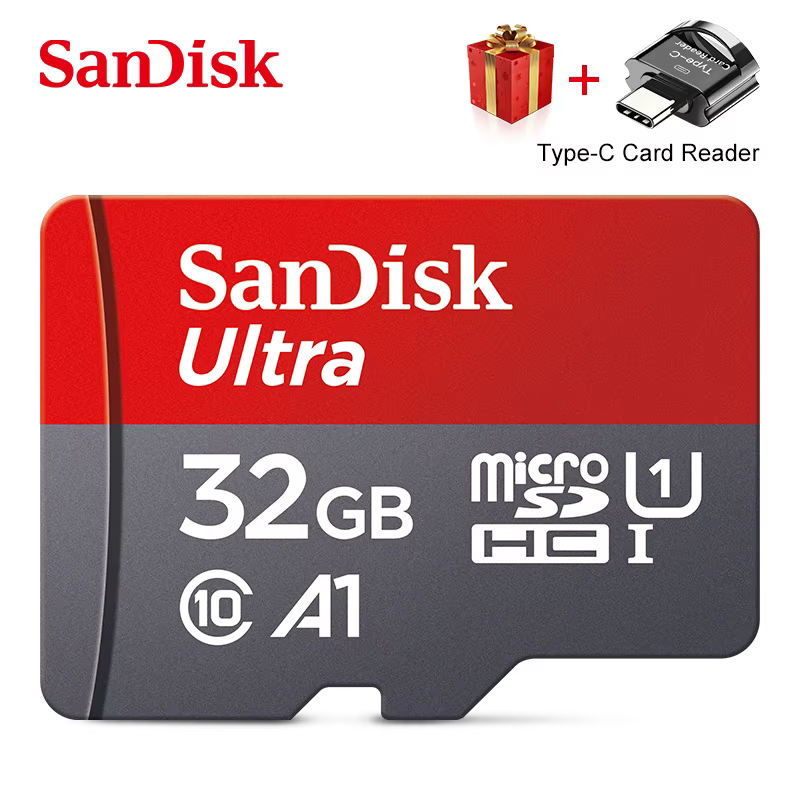 100% Original SanDisk Mini carte SD 32G microSDHC 256G 64G 128G MinSDXC UHS-I Class10