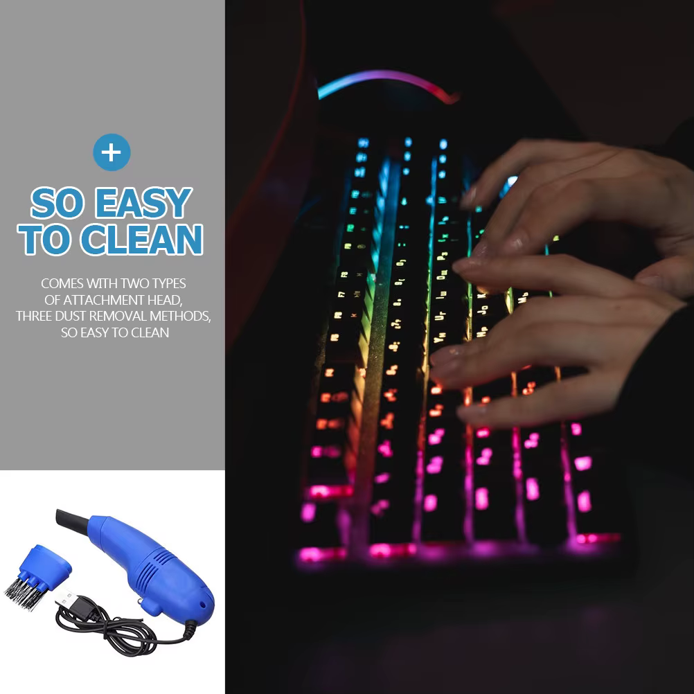 Nettoyeur de clavier, mini aspirateur pour clavier USB
