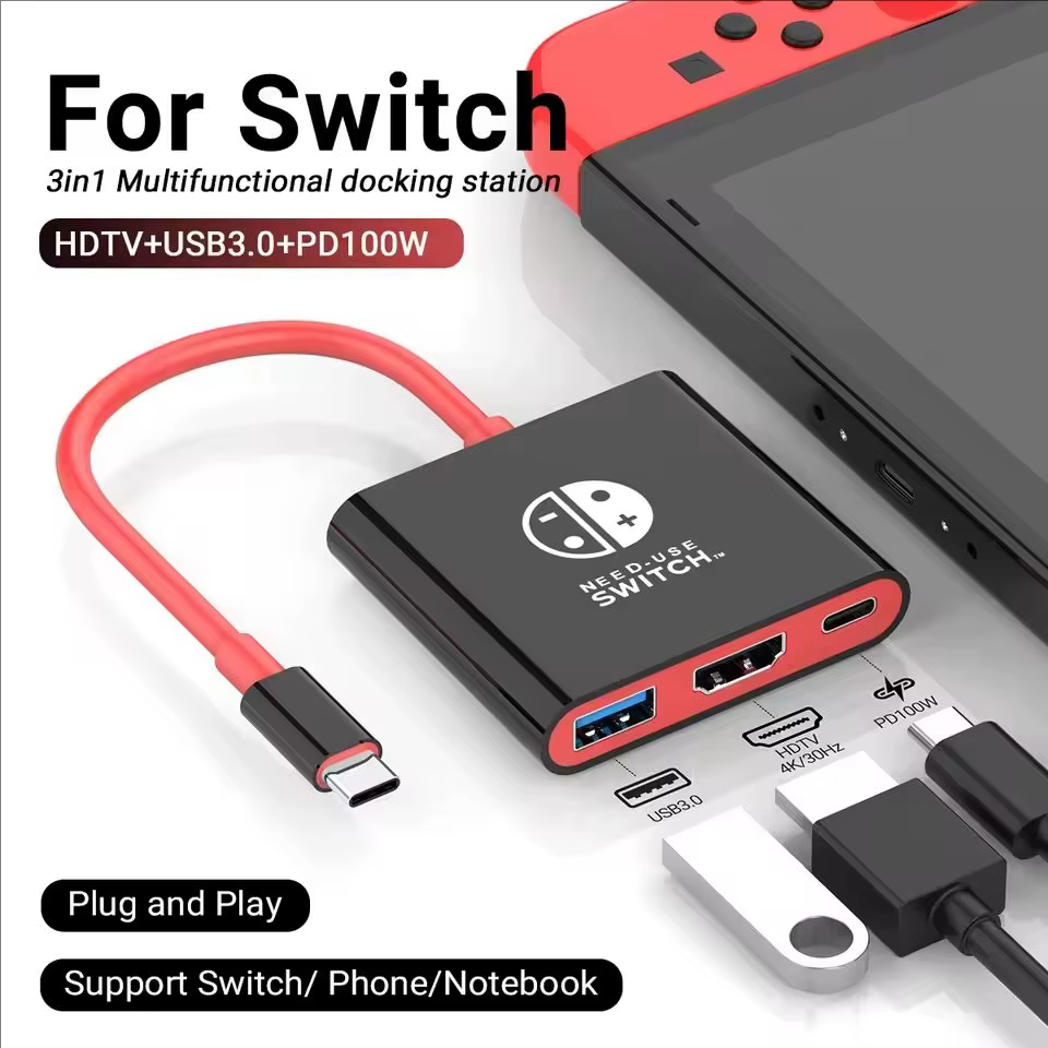 Station d'accueil Switch1 4K HDMI USB 3.0