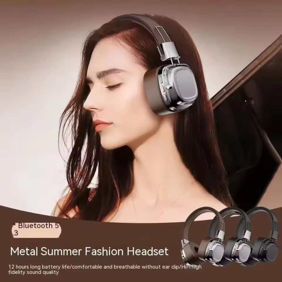 2025 nouveau 5.3 pliable sans fil Bluetooth casques casque Gamer choix rétro sur l'oreille